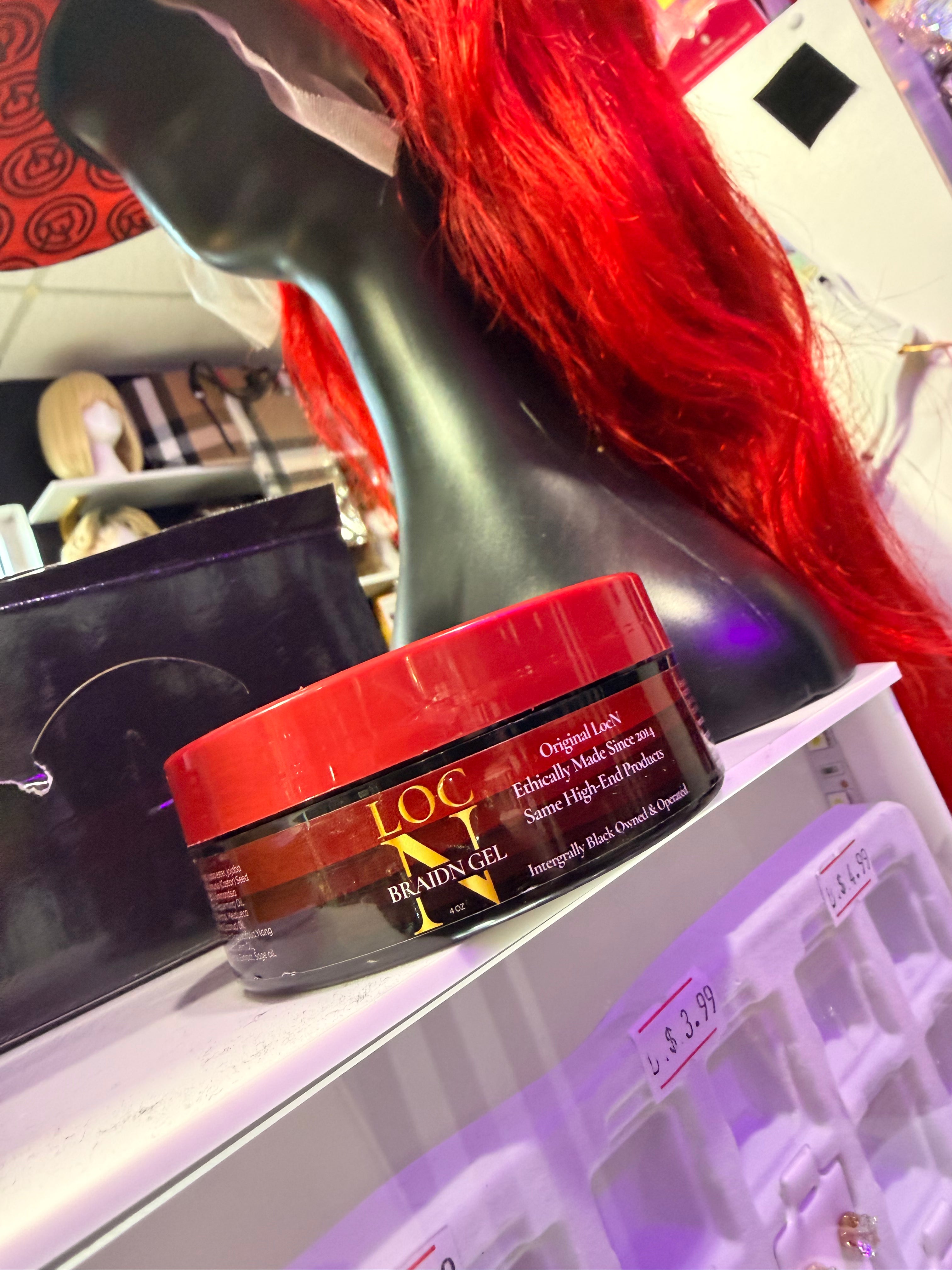 Loc N Braiding Gel 4oz
