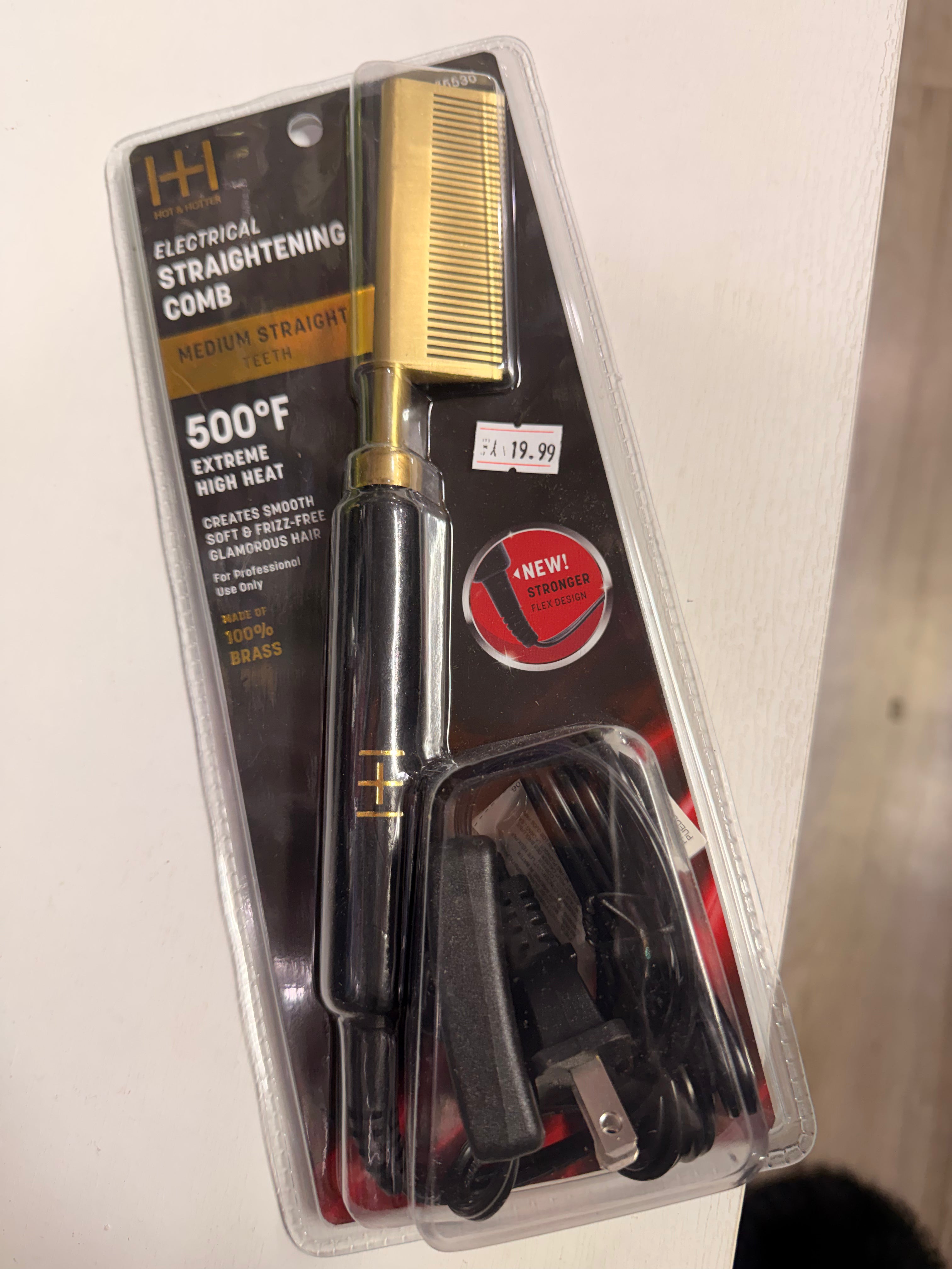 Hot & Hotter Electrical straightening comb
